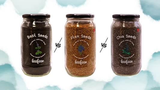 The Ultimate Seed Showdown: Basil vs Chia vs Flax