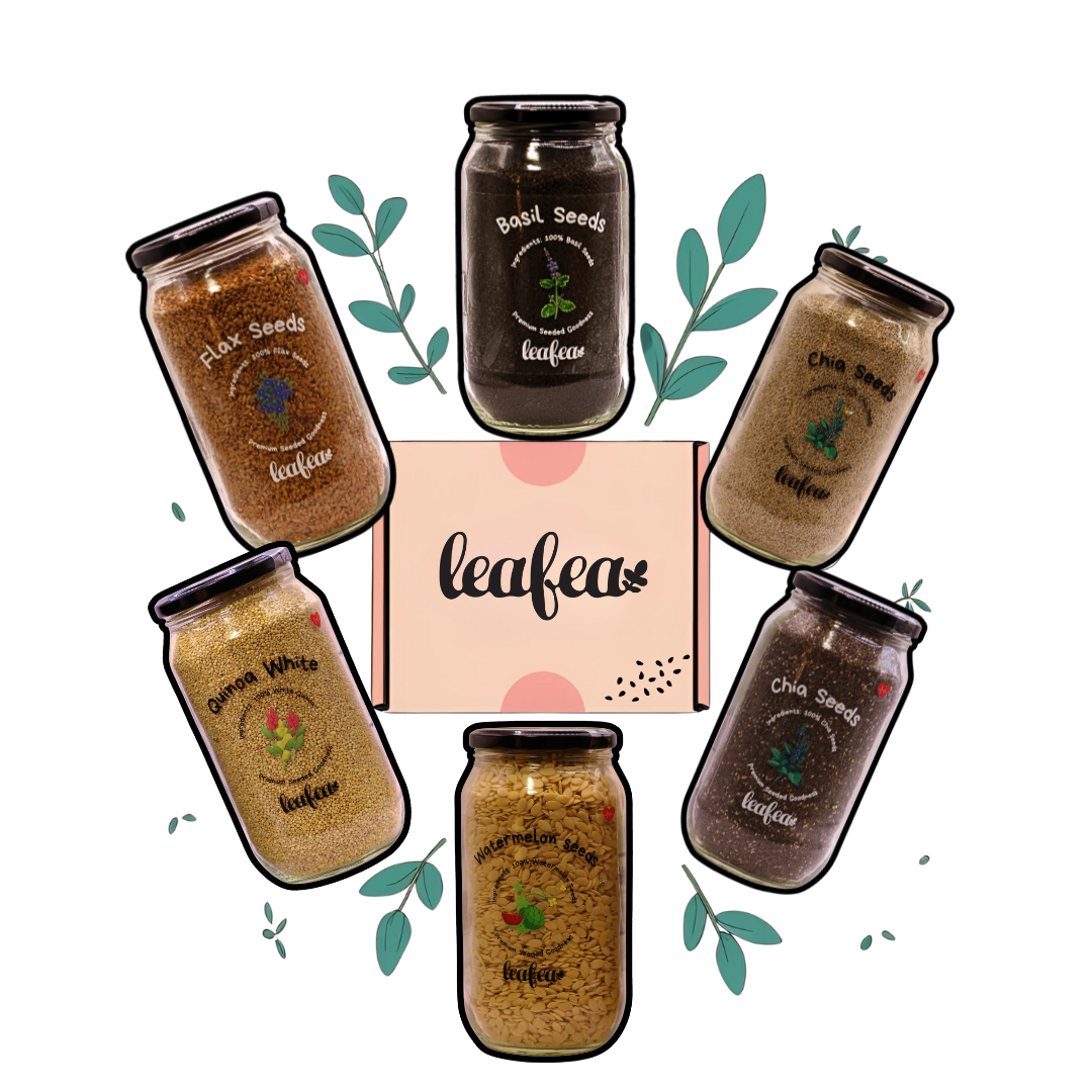 Superfood Power Trio: Basil Seeds, White Chia & Watermelon Kernels — The Everyday Superfoods You Need from Leafea Australia