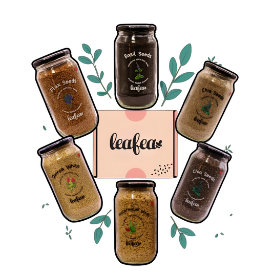 Superfood Power Trio: Basil Seeds, White Chia & Watermelon Kernels — The Everyday Superfoods You Need from Leafea Australia