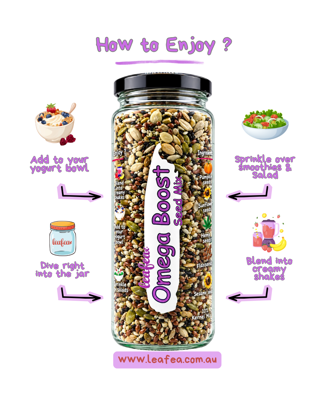 Omega Boost Seed Mix